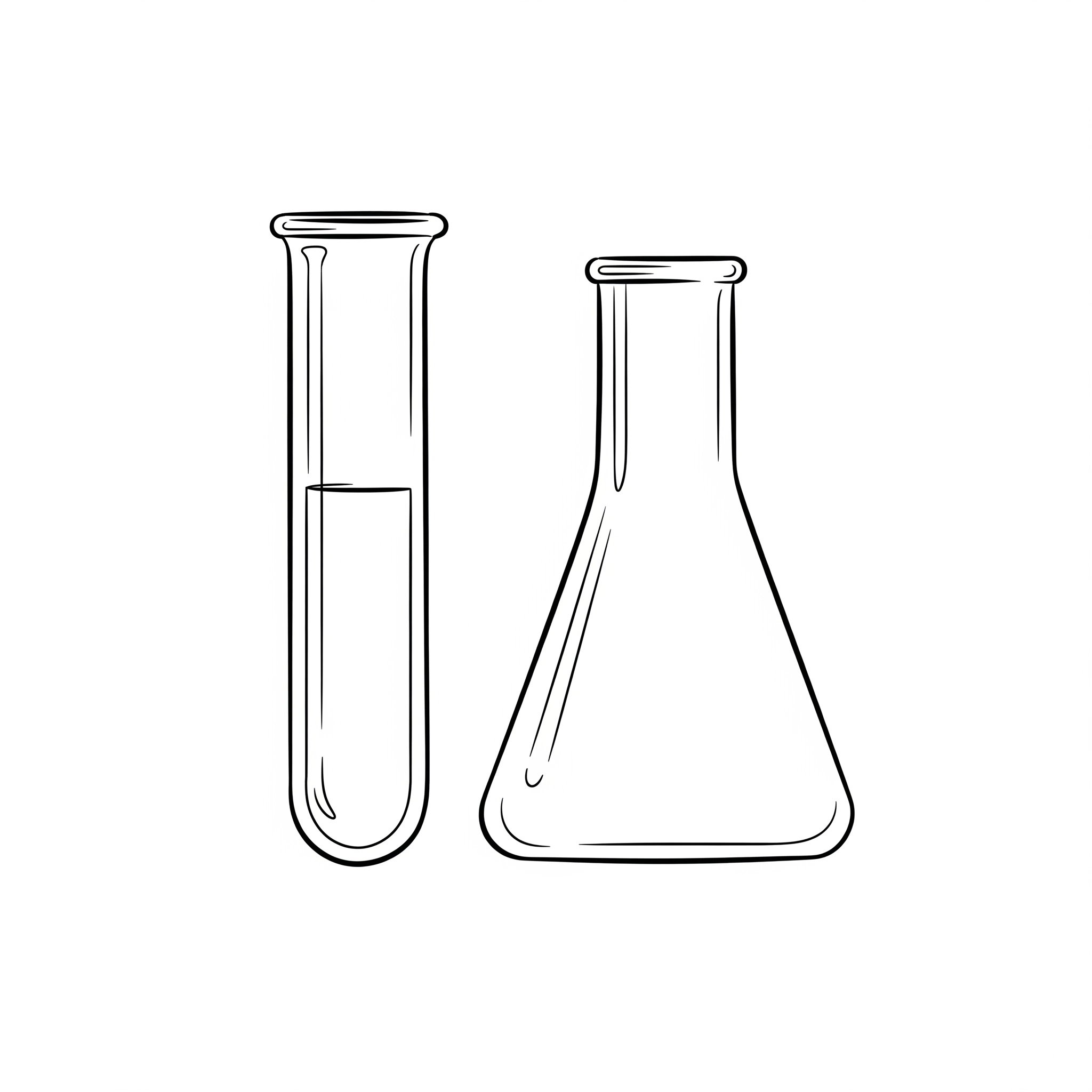 Test Tube & Flask Icon